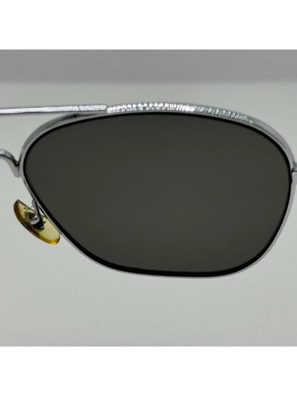 American Optical Sunglasses Original Pilot AO USA 5 1/2 Chrome 57-20-140